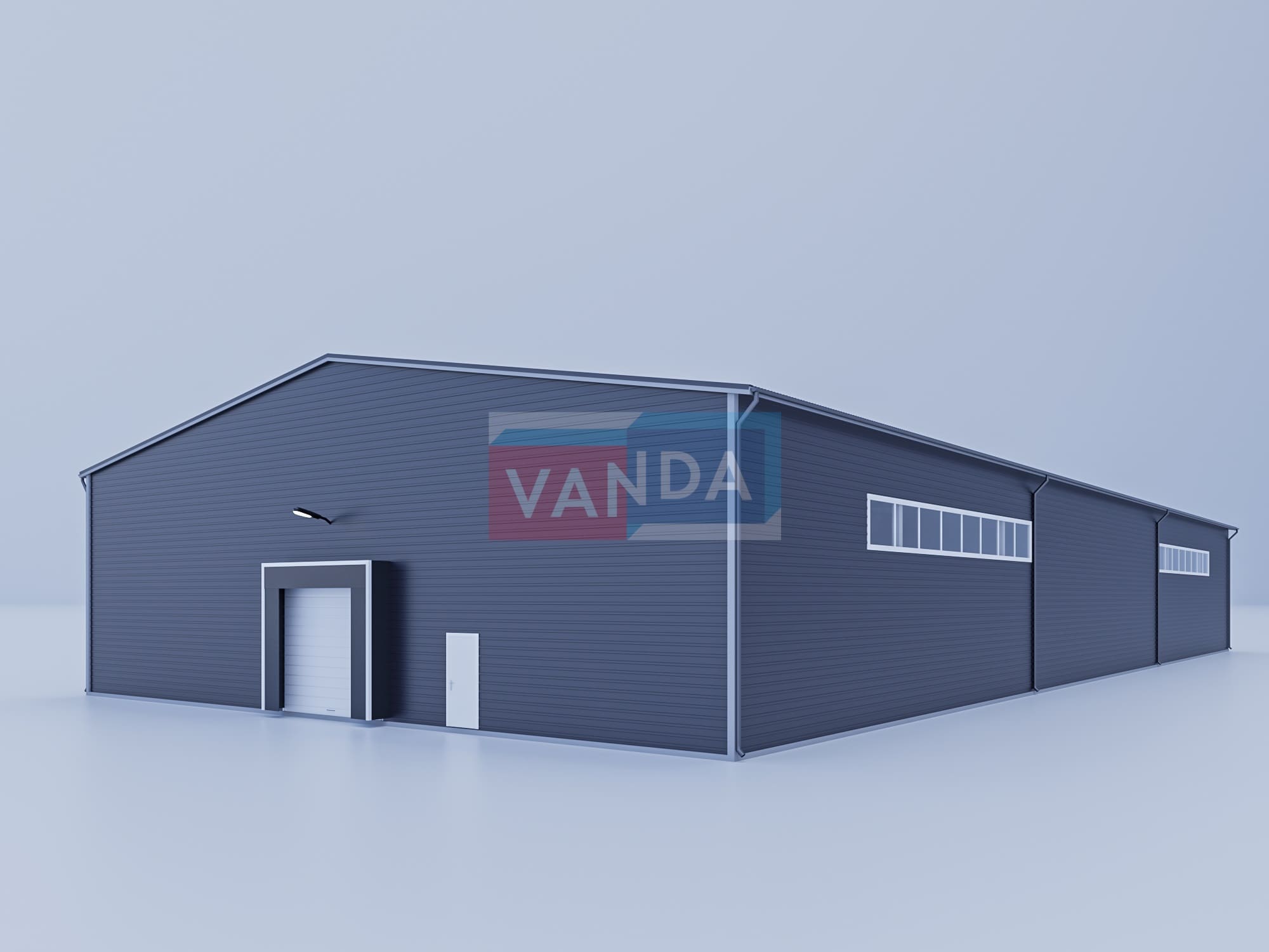 Цех из сэндвич панелей 54х24